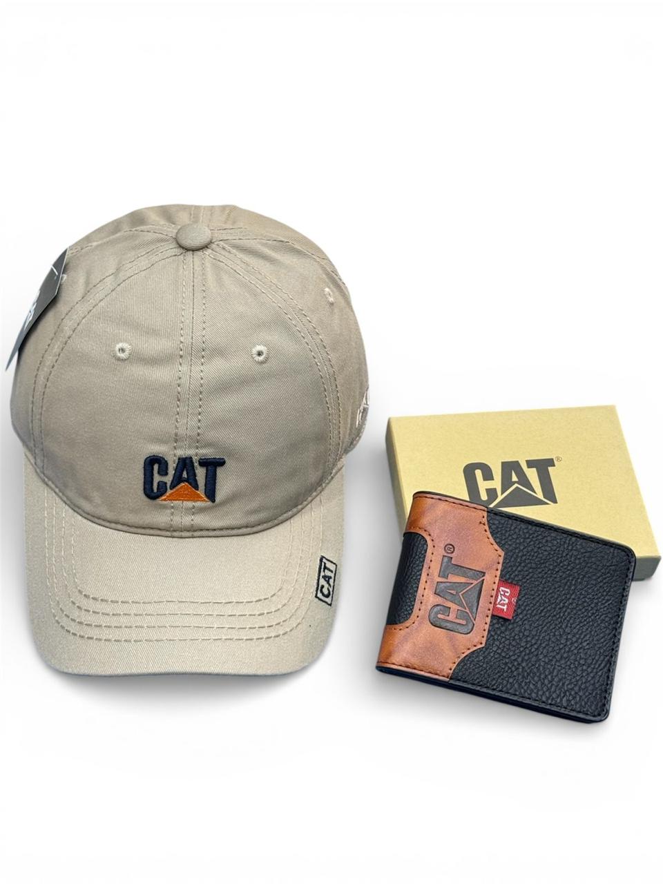 COMBO CARTERPILLAR GORRA+BILLETERA