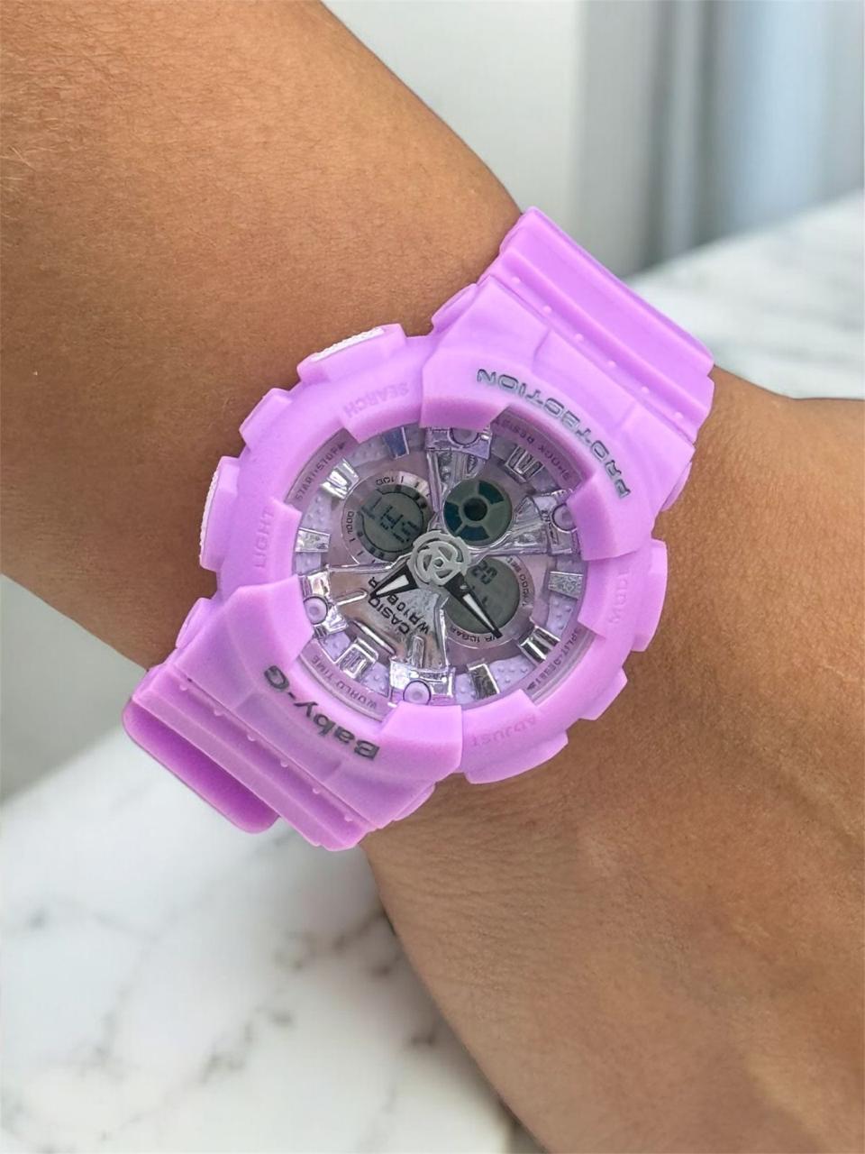 RELOJ BABY G - ROSADO OSCURO