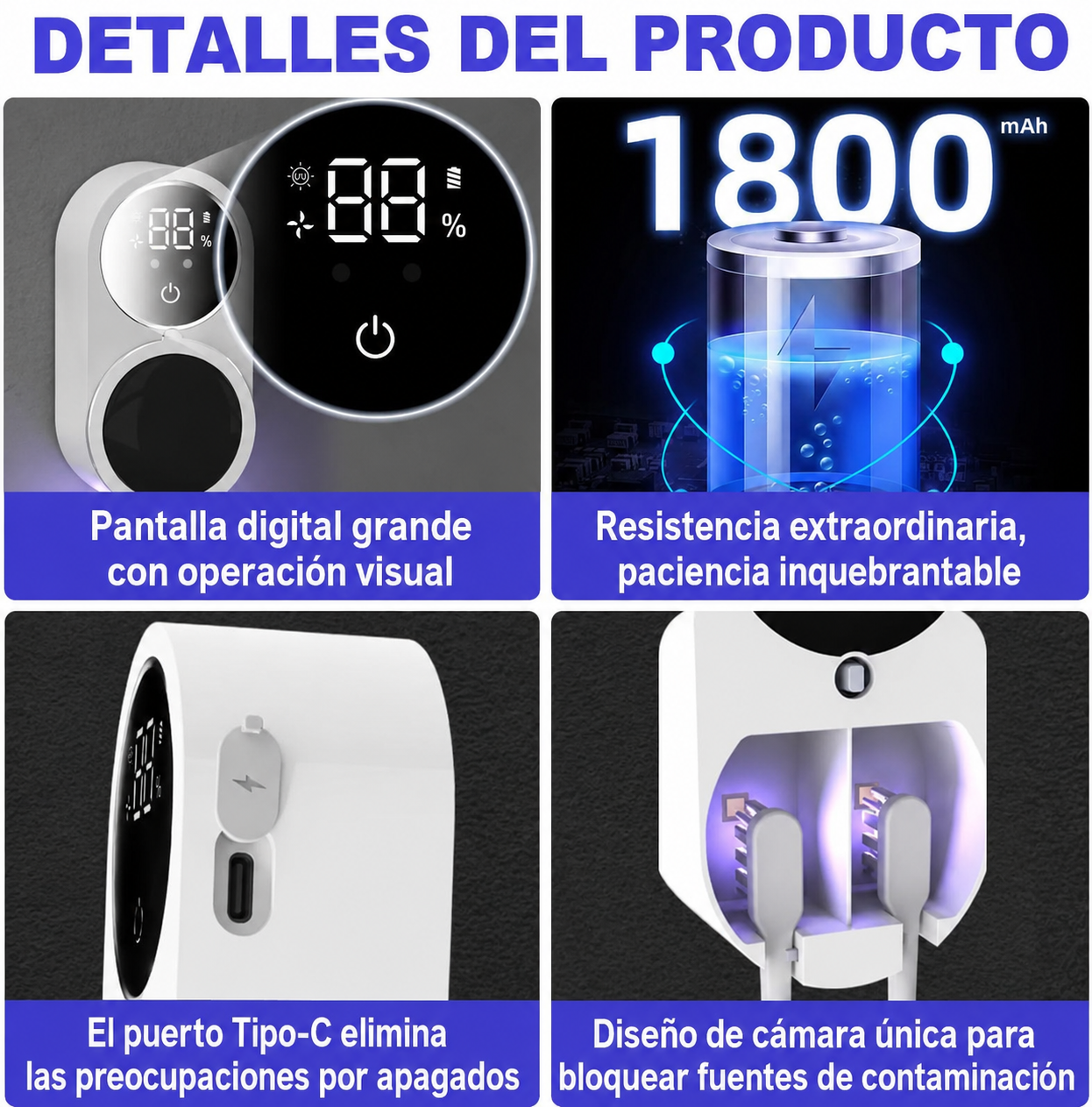 Esterilizador Cepillo Dientes