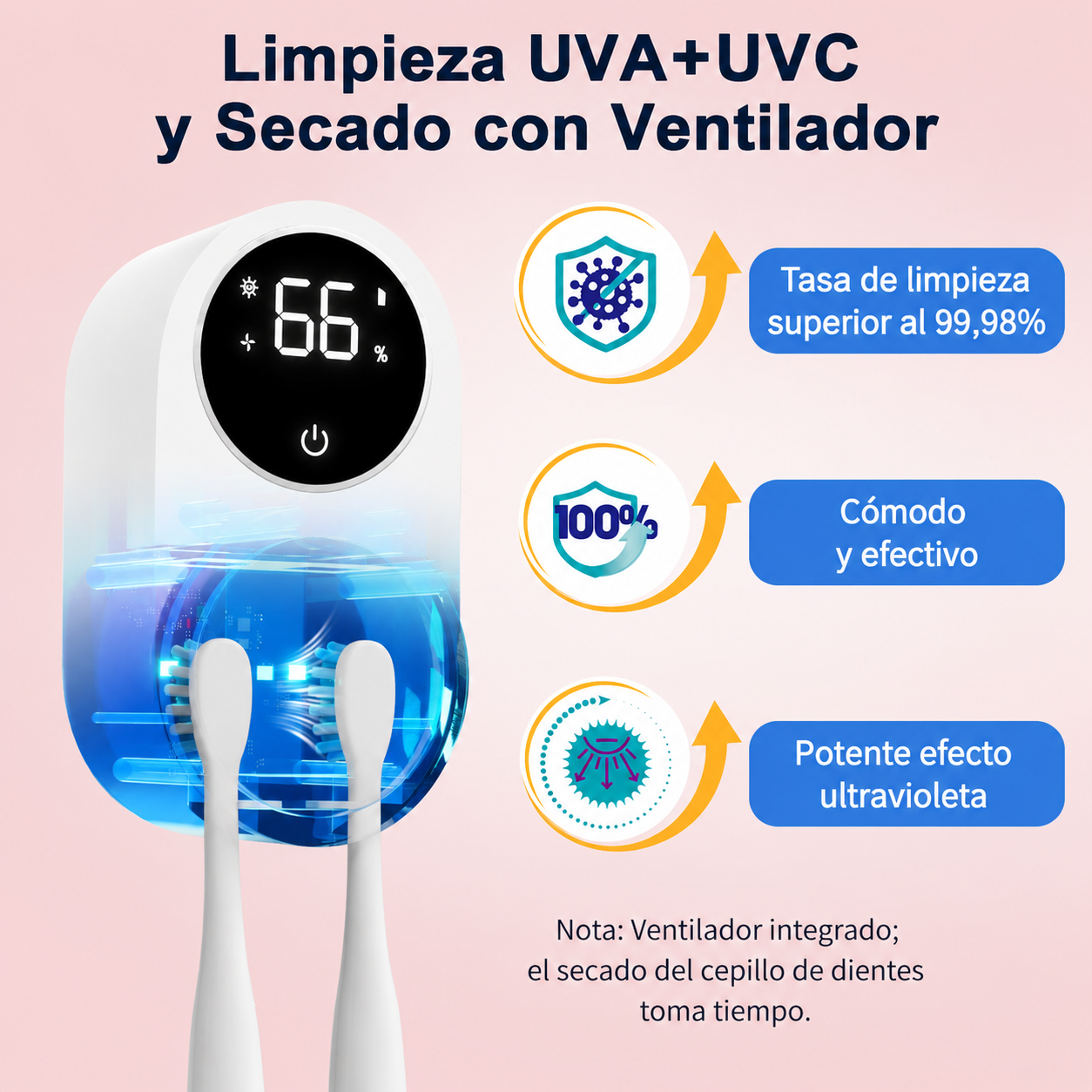 Esterilizador Cepillo Dientes