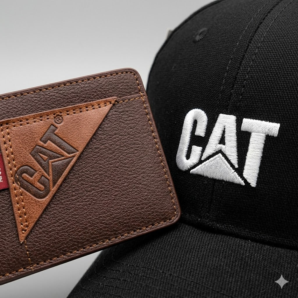 COMBO CARTERPILLAR GORRA+BILLETERA II