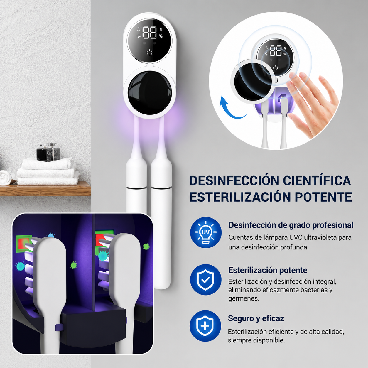 Esterilizador Cepillo Dientes
