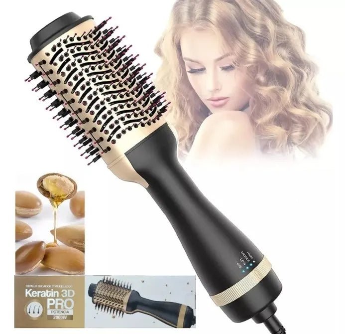 Kit Cabello Perfecto - Cepillo Secador Keratina 3D Pro vista frontal