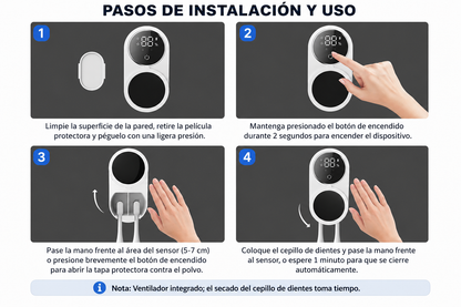 Esterilizador Cepillo Dientes