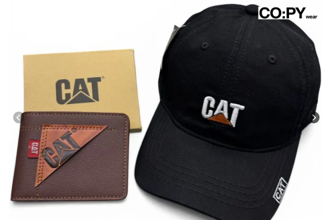 COMBO CARTERPILLAR GORRA+BILLETERA II