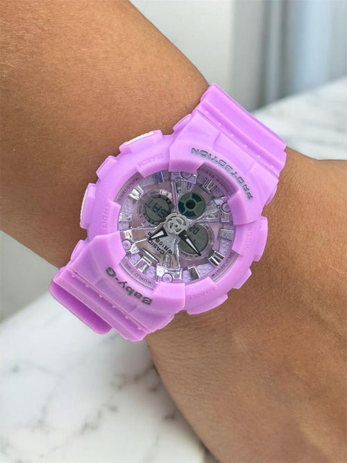 RELOJ BABY G - ROSADO OSCURO