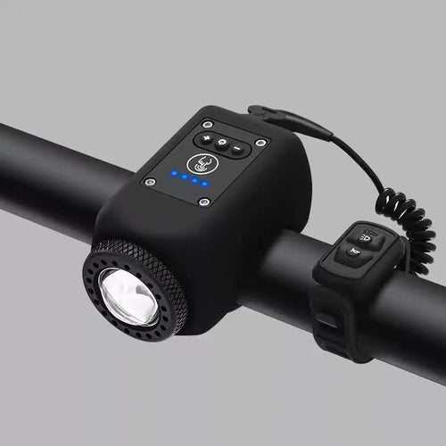 BOCINA CON LUZ PARA BICICLETA