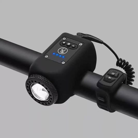 BOCINA CON LUZ PARA BICICLETA